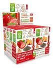 Stick fit spin pet - 50g 8 unidades caixa - morango + batata doce + chia