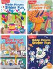 Sticker Fun Sticker Books destaca imagens escondidas de 3 a 6 anos