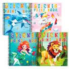 Sticker Paint Books homicozy para crianças de 4 a 10 anos com 40 fotos