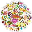 Stickers Pops, vinil impermeável, anime, 50 unidades para laptop, etc.