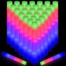 Sticks de espuma LED Lifbeier 30 peças de suprimentos para festas intermitentes Sticks de espuma LED Lifbeier 30 peças de suprimentos para festas intermitentes