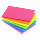 Sticky Notes, forrado com vanpad, 10 x 15 cm, 6 cores, 45 folhas, 6 almofadas Sticky Notes, forrado com vanpad, 10 x 15 cm, 6 cores, 45 folhas, 6 almofadas