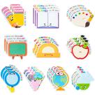 Sticky Notes Xqumoi Teacher, pacote de 30 com lápis em forma de régua