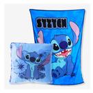Stitch Almofada e Manta Macia Kit Zona Criativa