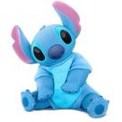 Stitch amor de filhote 36cm de vinil presente dia das crianças azul com roupa stith brinquedo