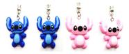 Stitch - Brinco Infantil Lilo Stitch Resina Azul E Rosa Stitch - Brinco Infantil Lilo Stitch Resina Azul E Rosa