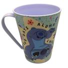 Stitch Caneca De Plástico Aloha 360ml Disney Licenciada