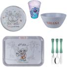 STITCH conjunto de bandeja , prato, bowl, talheres e copo