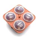 Sto50 - Forma De Ovos Copper Eggs Xl 4 Copos Metal Make Cozinha