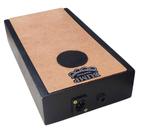 Stomp Box Profissional BUMP Reto Preto-Natural. Pedal Foot Drum. Simulador de Bumbo. Grave com o pé. Saídas XLR e P10.
