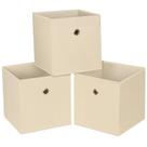 Storage Cubes Bins NieEnjoy, tecido dobrável de 28 cm, conjunto de 3