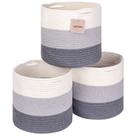 Storage Cubes e cestos Organizer voten 28x28x28 cm, pacote com 3