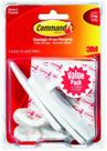 Storage Hook Command Large Utility 3 ganchos e 6 tiras