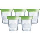 Storage Solution Potes com Tampa MAM C/ 5 Unidades MAM 6050 Storage Solution Potes com Tampa MAM C/ 5 Unidades MAM 6050