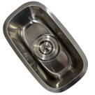 Strake Cuba Auxiliar Inox 304 Escovada 30x16x14 c/ Valvula