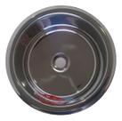 Strake cuba inox 304 redonda embutir 25x11,5cm p/ banheiros e lavabos 325 p/ trailer e casa de boneca