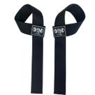 Strap Academia Algodão Musculação PRETO