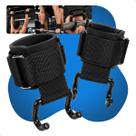 Strap Musculação Grip Com Gancho Munhequeira Treino Pesado Strap Musculação Grip Com Gancho Munhequeira Treino Pesado