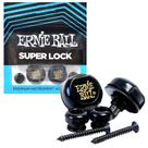 Straplock Ernie Ball trava correia super locks preto P04601
