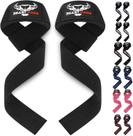 Straps de Pulso para Levantamento BEAST RAGE com Acolchoamento em Algodão Preto