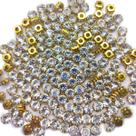 Strass de Rebitar 8mm + Rebite Aço inox - Alto Brilho - 100 Peças