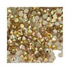 Strass De Vidro Com Glitter Dourado Para Vestidos De Festa, Artesanato E Decoração De Sapatos