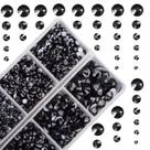 Strass Massive Beads Hotfix Jet Black 10.000 unidades com ferramentas