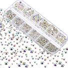 strass pedrinha decoração unha Furta cor para designer de unhas, manicure, pedicure, podologo