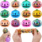 Stress Balls Eavotoy Halloween Pumpkins, pacote com 12 brinquedos Fidget