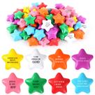 Stress Balls EYNDYN Christian Star 64 unidades com citações para crianças