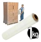 Stretch Plastico 1kg Bobina De Filme 500 X 25 Transparente