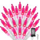 String Light Brightown 12m 100 LED rosa 8 modos 120V String Light Brightown 12m 100 LED rosa 8 modos 120V