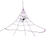 String Light Celebrations, LED de 16 pés, laranja, roxo, aranha