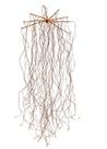 String Light Celebrations Orange 450 LED com decoração em cascata