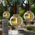 String Lights Brightown 12m Outdoor 17 LED branco quente