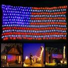 String Lights HYH American Flag 6,5 pés à prova d'água 110V