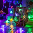 String Lights JACUX/LSS 10m, 100 LED, flor de cerejeira multicolorida