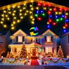 String Lights JDGJYDS 40m Outdoor 1280 LED 11 modos com temporizador