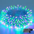 String Lights JMEXSUSS 100 LED 10m, roxo, verde, 8 modos
