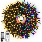 String Lights JMEXSUSS 20m 200 LED branco quente e multicolorido