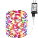 String Lights Joomer 22m 200 LEDs, plug-in multicolorido de 24 V