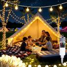 String Lights Joomer Camping 33FT 100LED recarregável String Lights Joomer Camping 33FT 100LED recarregável