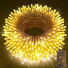 String Lights KNONEW 183m 1500 LED impermeável branco quente