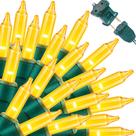 String Lights LAMPHOME 150 Lâmpadas amarelas de 9,7 m ao ar livre