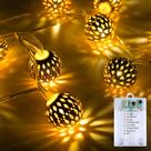 String Lights LORRYTE Moroccan 60 LED 11m operado por bateria