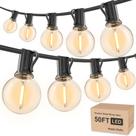 String Lights RTTY G40 50 pés e 26 lâmpadas à prova d'água reguláveis