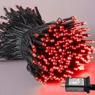 String Lights YEGUO 20m 200 LED vermelho impermeável 8 modos