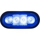 Strobe Light Buyers Products SL62CB, oval de 15 cm para caminhões, azul Strobe Light Buyers Products SL62CB, oval de 15 cm para caminhões, azul