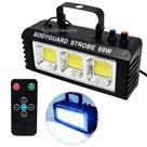 Strobo Flash 60W Canhão Refletor Com Controle Remoto Sensor Rítmico Festa DJ Bar - 1948813