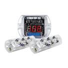 Strobo Rgb Auto 7 Cores Rgb Bluetooth Voltímetro Zendel